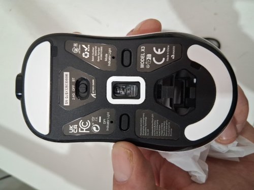 Attack Shark X3 Lightweight Wireless Gaming Mouse With Bluetooth And Dongle - 26000 DPI - White (MODEL: PAW-3395) image 4