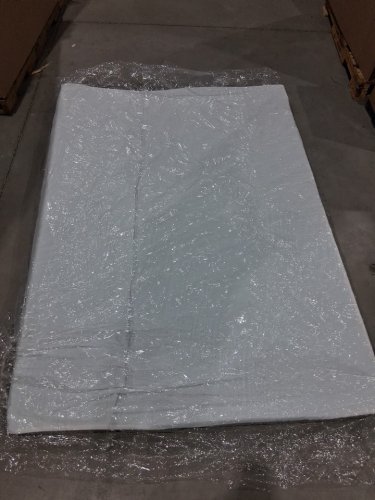 UNBRANDED Memory Foam Mattress Topper -3" -FULL- GREY /WHITE image 3