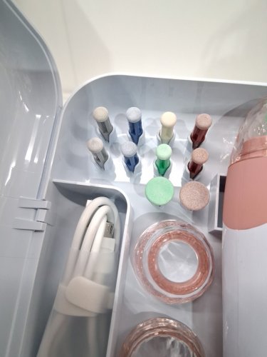 PMD Personal Microderm elite pro - clinical grade exfoliation with vacuum suction  - blush pink/white image 7