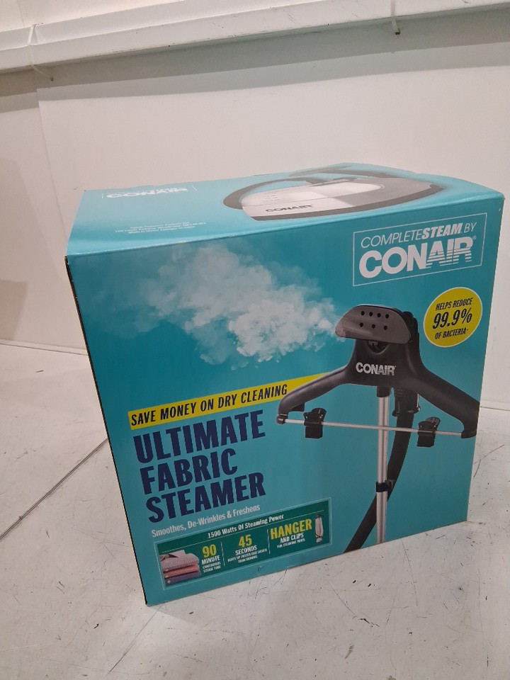 CONAIR UPRIGHT FABRIC ULTIMATE GARMENT CLOTHING STEAMER WITH MICROBAN - SILVER (MODEL: GS28NXC) image 5