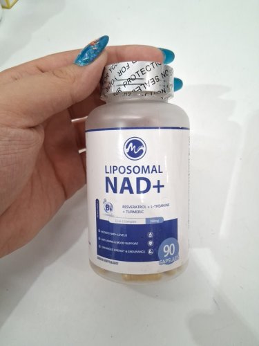 (90 caps) m inch liposomal nad+ for anti-aging and mood  support image 2