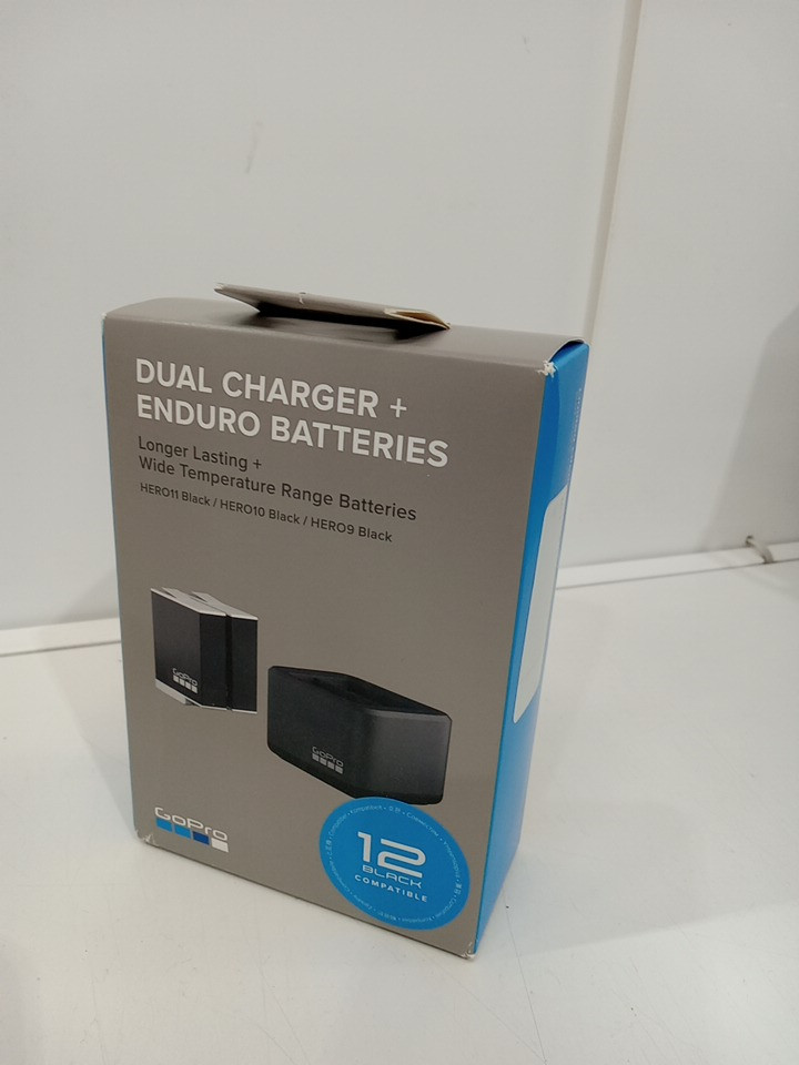 3pc GoPro Enduro Battery kit with charger and 2 batteries to boost cold weather performance for Hero 9-12 (Model: BLBC1) image 2