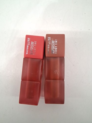 2pc maybelline superstay teddy tint lip tints - 5ml each - 35 july forever / 15 skinny dip image 2