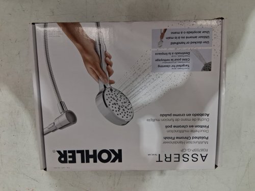 KOHLER ASSERT MULTIFUNCTION HANDSHOWER- POLISHED CHROME - (MODEL:R38755P-G-CP) image 4