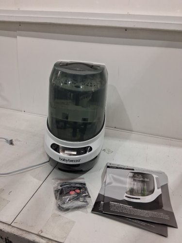 BabyBrezza Bottle Washer Pro 3-in-1 washer/sterilizer/dryer - holds 4 bottles - black/white (model: BRZ0103) image 3