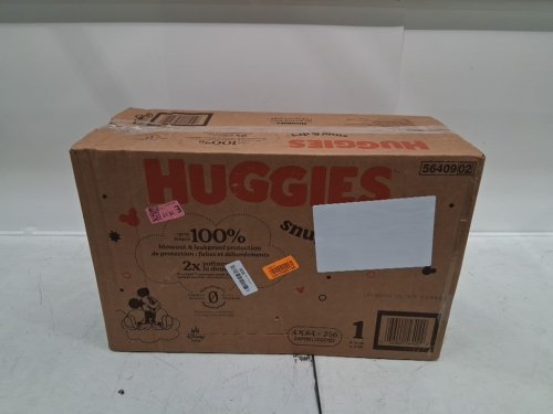 256PK HUGGIES SNUG & DRY BABY DIAPERS - SIZE 1 image 2