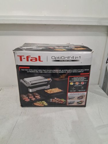 T-FAL OPTIGRILL 4-IN-1 SMART NON-STICK ELECTRIC GRILL - STAINLESS STEEL (MODEL: gc774d51) image 4