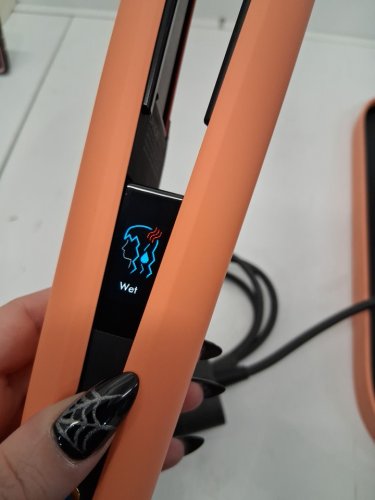 DYSON AIRSTRAIT WET TO DRY HAIR STRAIGHTENER - LIMITED EDITION APRICOT/ TOPAZ (MODEL: HT01) image 5