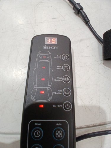 belhope 5-IN-1 Shiatsu Massager with Heat & Kneading for neck / shoulder / back / waist & thighs - black (Model: ‎SJD-01) image 4