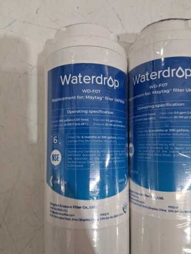 3PK WATERDROP REFRIGERATOR WATER FILTER COMPATIBLE WITH MANY BRANDS - (WD-F07) image 3