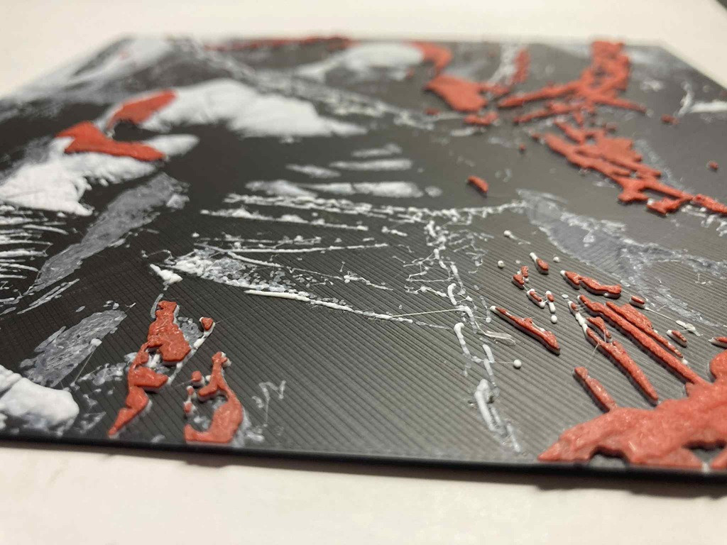 8"x8" 3D Printed - Kratos - God of War - Textured Photo image 2