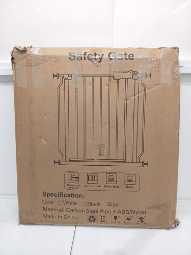 EXTRA WIDE PRESSURE MOUNT SAFETY GATE - 57.5"-62.2" WIDE - BLACK (MODEL: W046) image 2