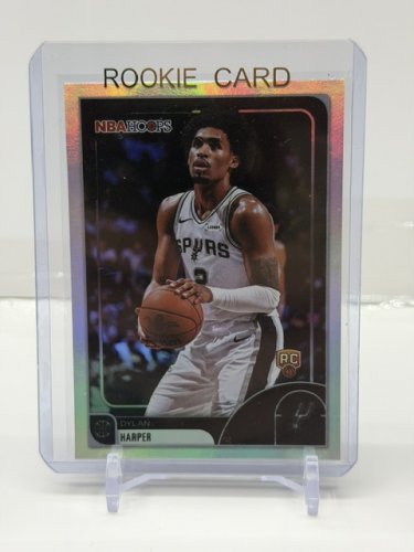 DYLAN HARPER ROOKIE CARD - 2026 TOPPS NBA HOOPS (#7) image 3