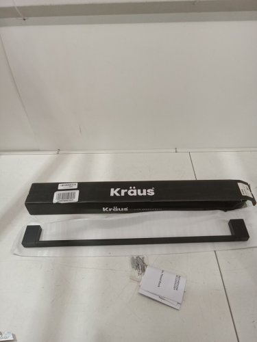 KRAUS Stelios Bathroom Towel Bar - 24" - matte black (MODEL: KEA-19937MB) image 2