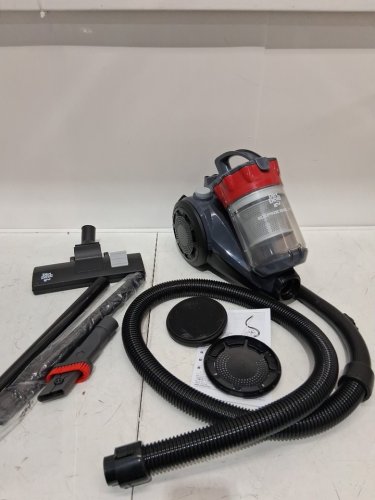 DIRT DEVIL EXPRESS LITE COMPACT BAGLESS CANISTER VACUUM CLEANER - RED/BLACK (MODEL: SD40190) image 3
