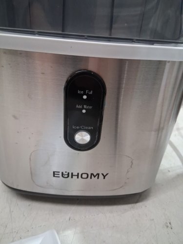 EUHOMY PEARL L1 PORTABLE NUGGET ICE MAKER COUNTERTOP - 35 LBS CAPACITY - STAINLESS STEEL (MODEL: IM013-NSI-CAEH) image 6