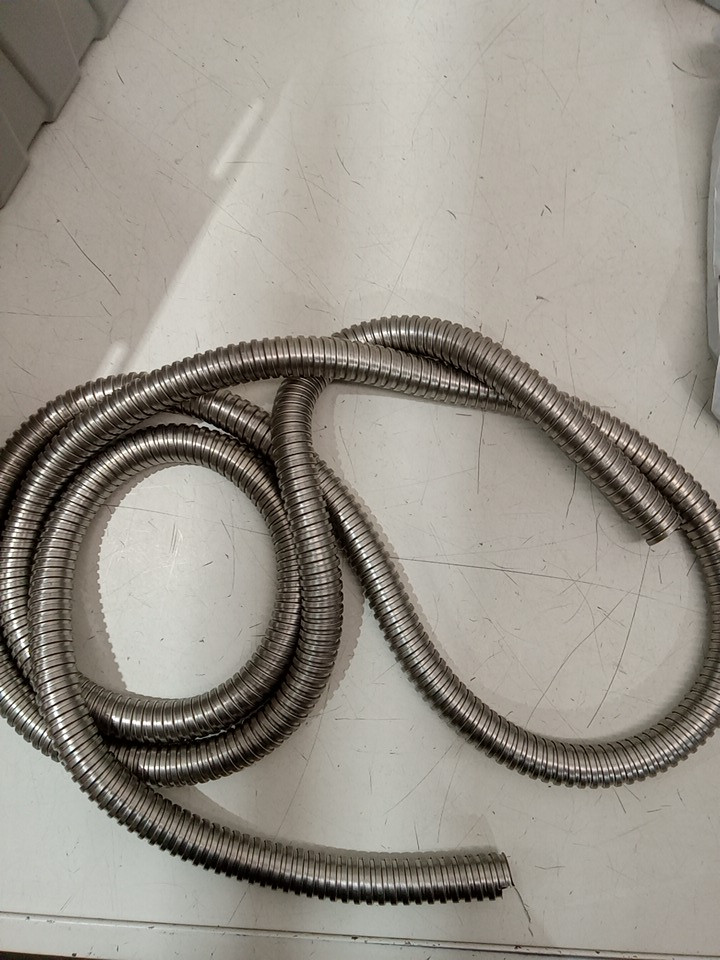 3 VILLCASE Threaded Flexible Wire Cable Protector Sleeve 9.27FT- stainless steel (model: R1Y2928OBY20U5) image 2