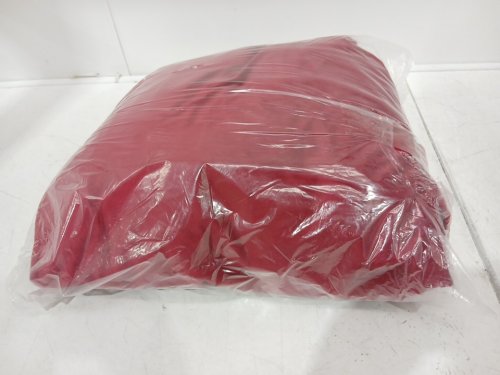 (1 panel) Shiny luxury Extra Long Light Blocking Velvet Curtains with rod pockets - 100" x 144" - ruby / red image 3