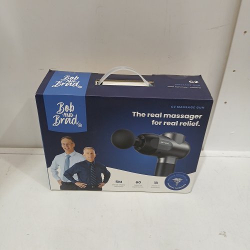 Bob and Brad C2 Massager Gun - 5 Speeds and 5 Heads- Powerful 3200 RPM image 2