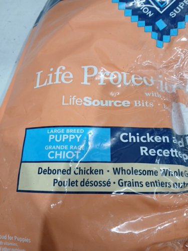 BLUE BUFFALO LIFE PROTECTION FORMULA DOG FOOD CHICKEN - large puppies - 26LBS image 5