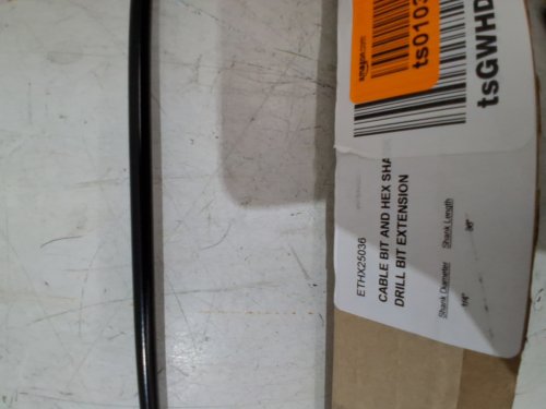Eagle Tools installer drill bit extension - 36" - 1/4" - black (model: ETHX25036) image 3