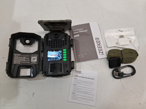 Izeeker waterproof hd trail cam with night vision - Camouflage (Model: ‎ig200) image 3