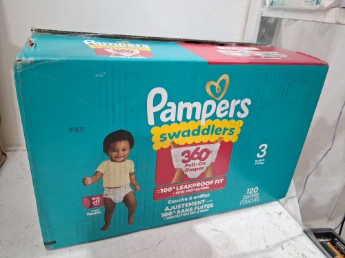 120PK Pampers Swaddlers SKIN PROTECTION UP TO 100% LEAKPROOF Diapers - size 3 image 2