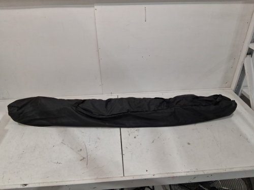 lazy daze outdoor single-layer sunbrella hammock - 12ft x 4ft - brown/khaki stripe - (model: hm-l-fb058) image 3
