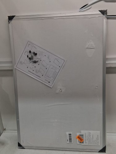 VIZ-PRO Cork Bulletin Board with Silver Aluminium Frame - 36" X 24" - Beige/Silver - (Model: NB3624C) image 4