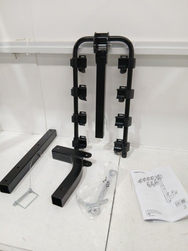 Amazon Basics FOLDABLE 4-Bike STEEL Rack with 2" Hitch for SUV CAR & TRUCK - 132lbs cap - black (model: ‎DS04-BR60-04) image 3