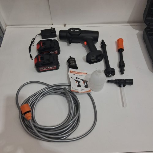 mypin Portable Cordless Pressure Washer - 600PSI, 6-in-1 Nozzle, with Standard Nozzle - black image 3