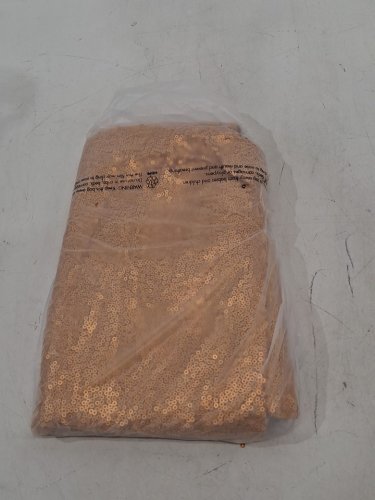 2Pk Gold Sequin Table Runner - 12" x 72", decorative Glitter Table Runner - gold image 2