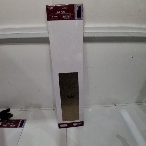 NATIONAL HARDWARE KICKPLATE - 8" X 34" - SATIN NICKEL (MODEL: N270-316) image 4