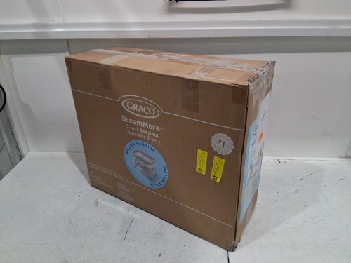 graco dreammore bedside bassinet - willow/white/grey (model : 2211115) image 2