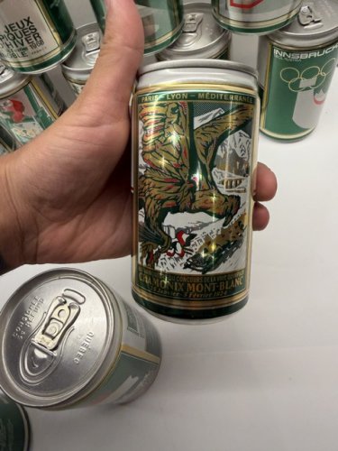 16 ASSTD COLLECTIBLE *FULL* ALE CANS OF THE WINTER OLYMPICS (ALL DIFFERENT YEARS FROM THE PAST) image 11