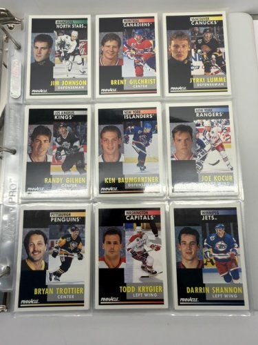 400+ APPROX ASSSTD PINNACLE 1991 HOCKEY NHL CARDS image 17