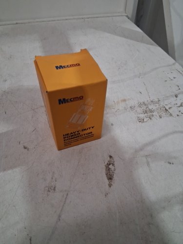 MECMO 3 PRONG Twist Locking Generator RV Outlet Adaptor - L14-30P to TT-30 - 30amp - 125V - yellow image 2