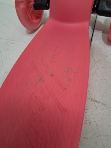HURTLE 3-WHEEL TODDLER SCOOTER WITH ANTI-SLIP DECK - watermelon image 5