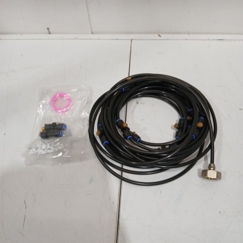 lifeegrn outdoor Misting Cooling System - 40ft - black image 3