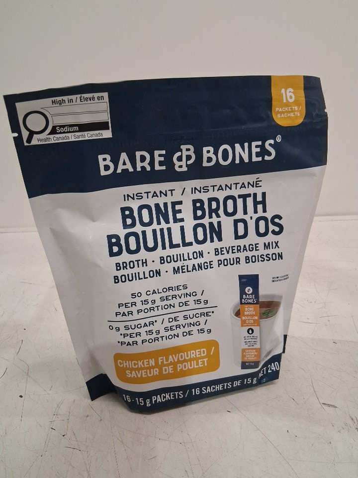 16PK Barebones Instant Bone Broth - 15G - CHICKEN FLAVOURED image 2