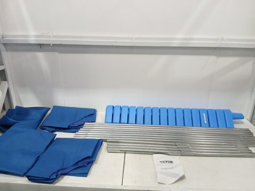 4PK VEVOR PORTABLE & Stackable Kiddie NAP Cot - 52" X 23" - BLUE (MODEL: QL130-4) image 4