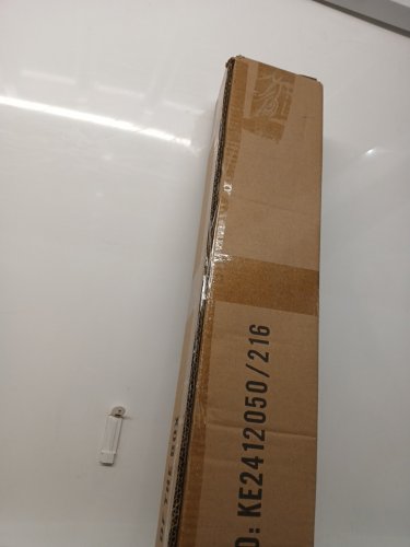 2pk kemmie Telescoping Adjustable Curtain Rods - 72" - 144" - Frosted Black (Model: KE2412050/216) image 2