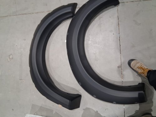 4PC Husky Liners fender flares - for 2024 to 2026 ford ranger models - black (model:VR1WZ16268D) image 5