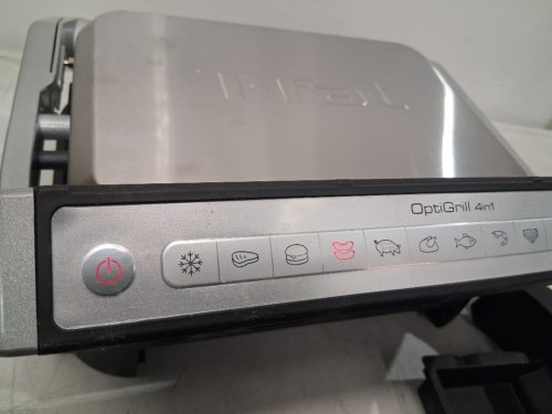 T-FAL OPTIGRILL 4-IN-1 SMART NON-STICK ELECTRIC GRILL - STAINLESS STEEL (MODEL: gc774d51) image 7