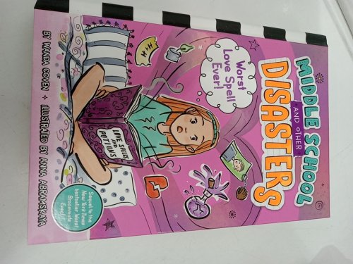 (Hardcover) Middle School and Other Disasters: Worst Love Spell Ever! by Wanda Coven image 2