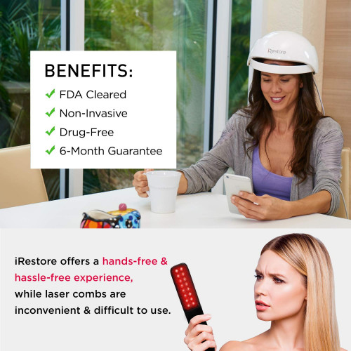 iRestore Laser Hair Growth System - FDA Cleared for Men and Women image 3