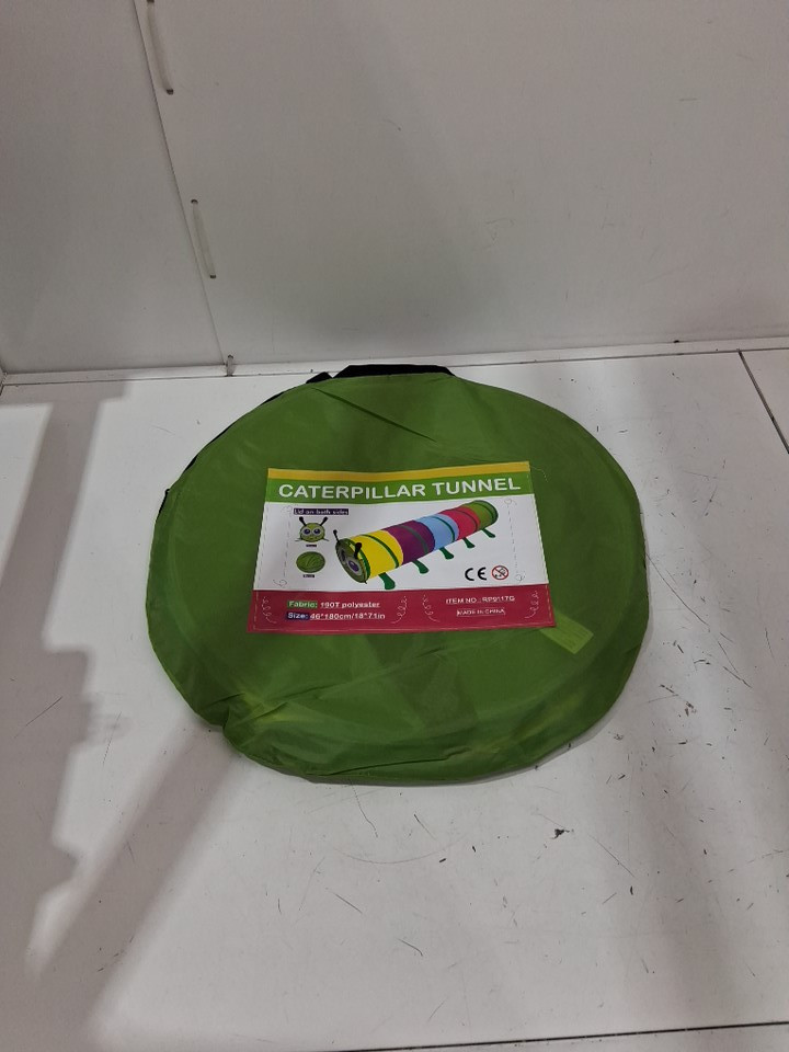 TODDLERS' WER CATERPILLAR POP-OP CRAWLING TUNNEL TOY WITH CARRYING BAG - 71" X 18" - MULTICOLOUR - (MODEL: RP9117G) image 3