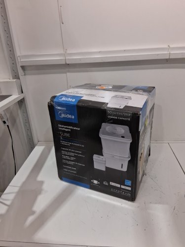 Midea cube smart wifi dehumidifier, compatible with alexa - 50 pint - 4,500 sq. ft - white (model: mad50s1qwt-A) image 4