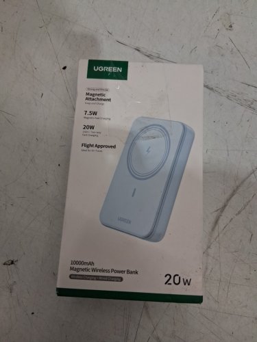 UGREEN MAGNETIC ATTACHMENT WIRELESS POWER BANK - 10000 MAH, 7.5W/20W - BLUE (MODEL:PB561) image 2