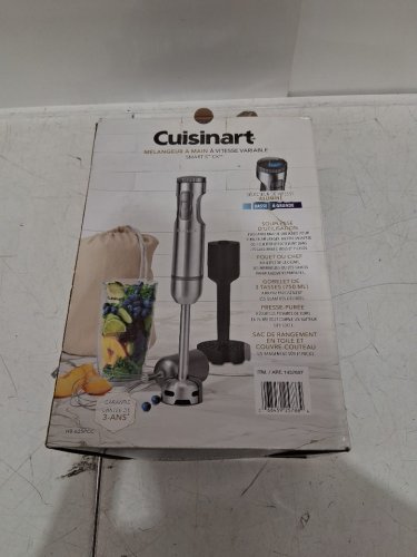 Cuisinart variable speed hand blender with attachments - stainless steel (model: hb-625pcc / 1437697) image 2